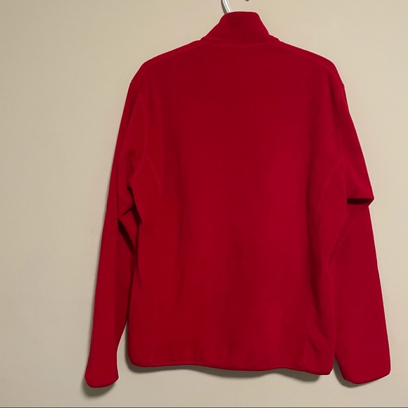 Uniqlo Red Fleece Zip Up - Picture 2 of 3